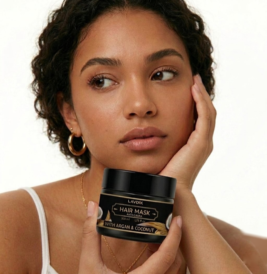 Mascarilla Capilar Anticaspa con Argán y Coco — Tratamiento Nutritivo Profesional